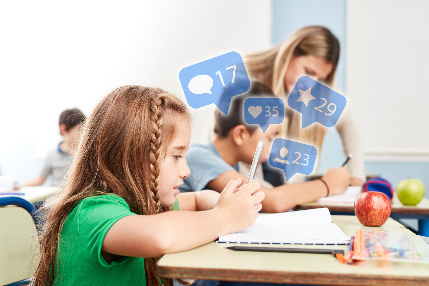 Social Media Internet in Primary School Lessons